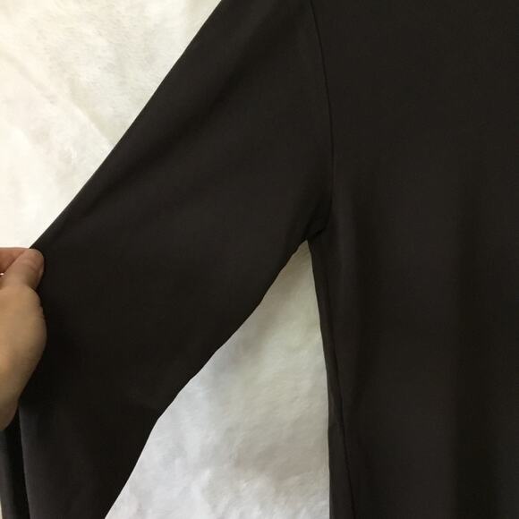 DKNY Brown Long Sleeve Top - Picture 6 of 8